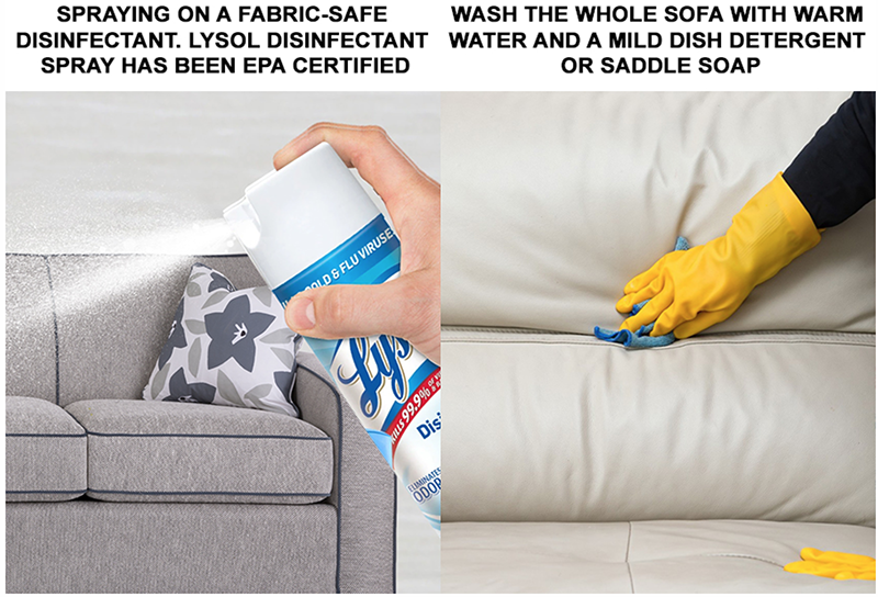 How to disinfect sofa after flu? - De Hygienique