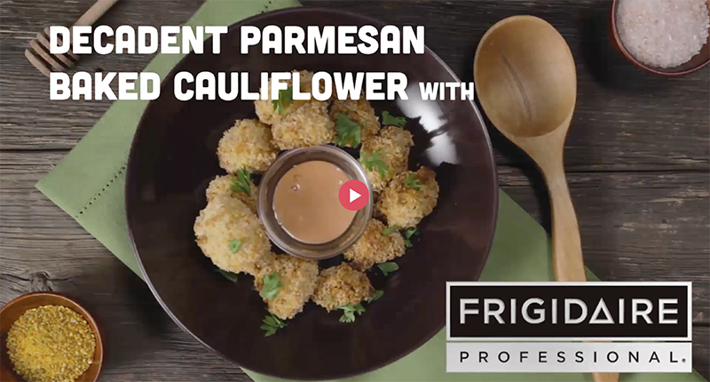 Decadent Parmesan Baked Cauliflower