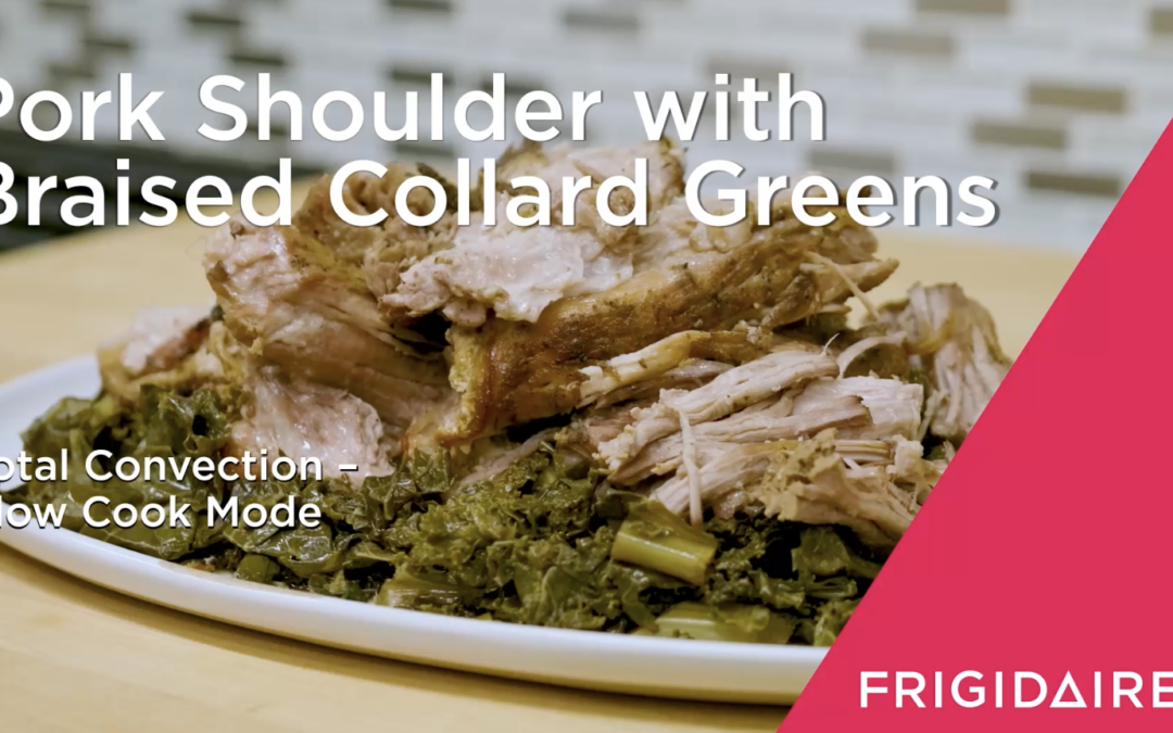 Slow Cook Pork Shoulder with Braised Collard Greens